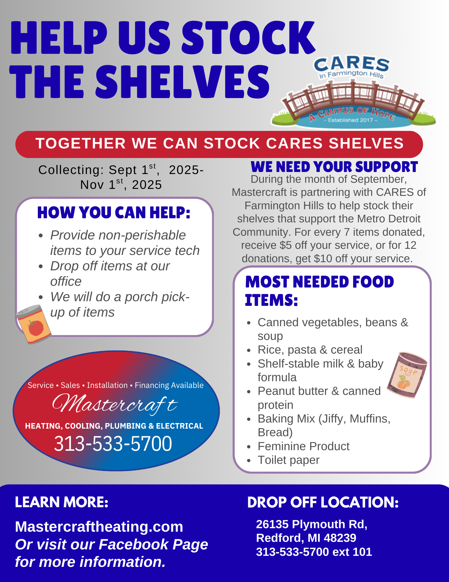 Help Us Stock The Shelves